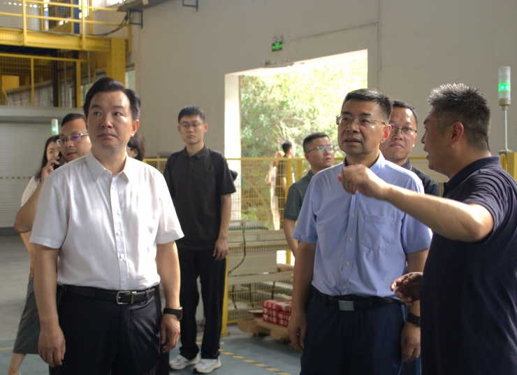 省發改委領導調研中揚立庫 聚焦“物流倉儲 + AI”創新實踐